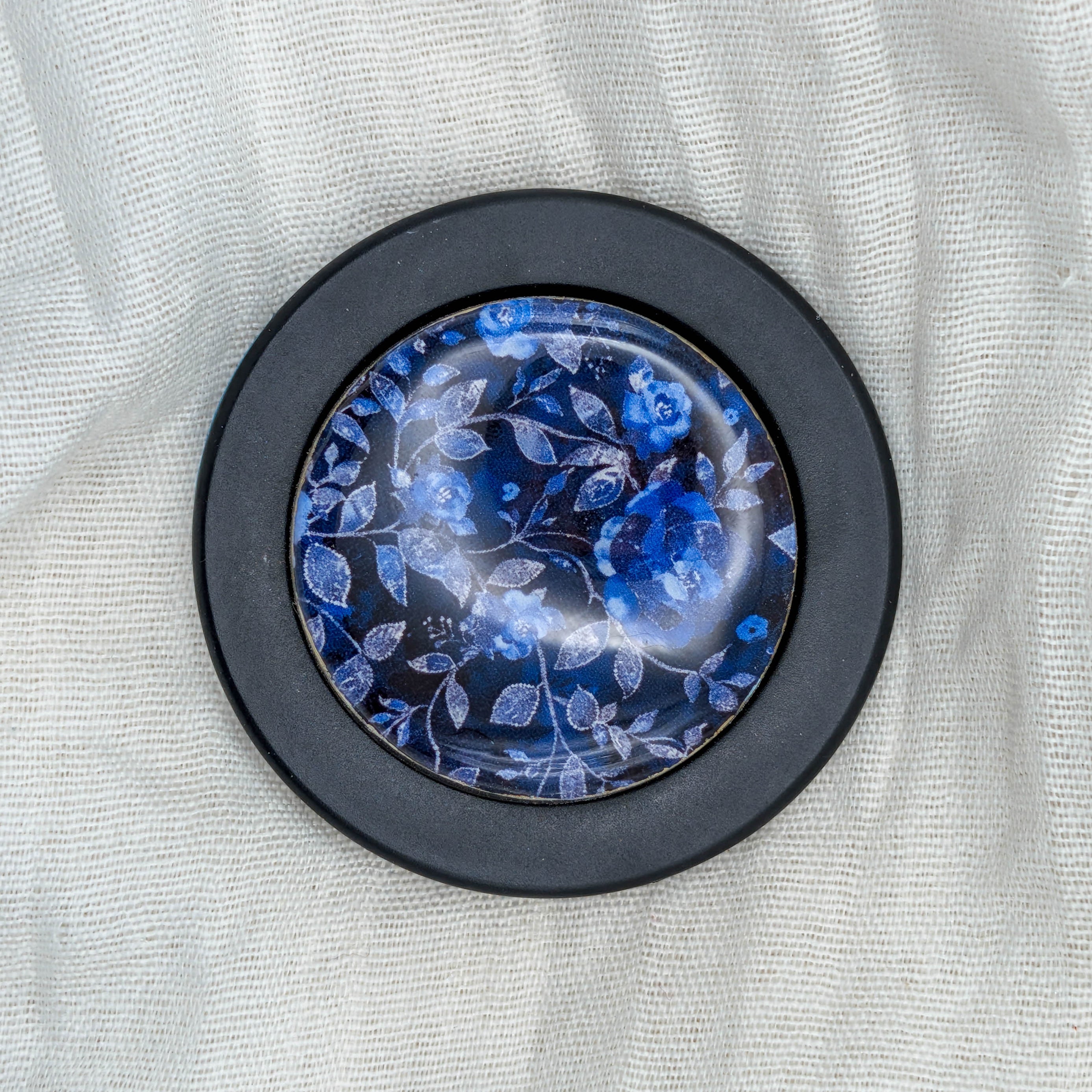 Dark Blue Rose Magsafe Phone Grip for Dark Romance Aesthetic