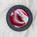 Dark Red Marble MagSafe Phone Grip for Gothic Glam and Dark Feminine Style