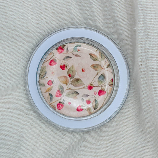 Neutral Strawberry MagSafe Phone Grip Accessory for Summer