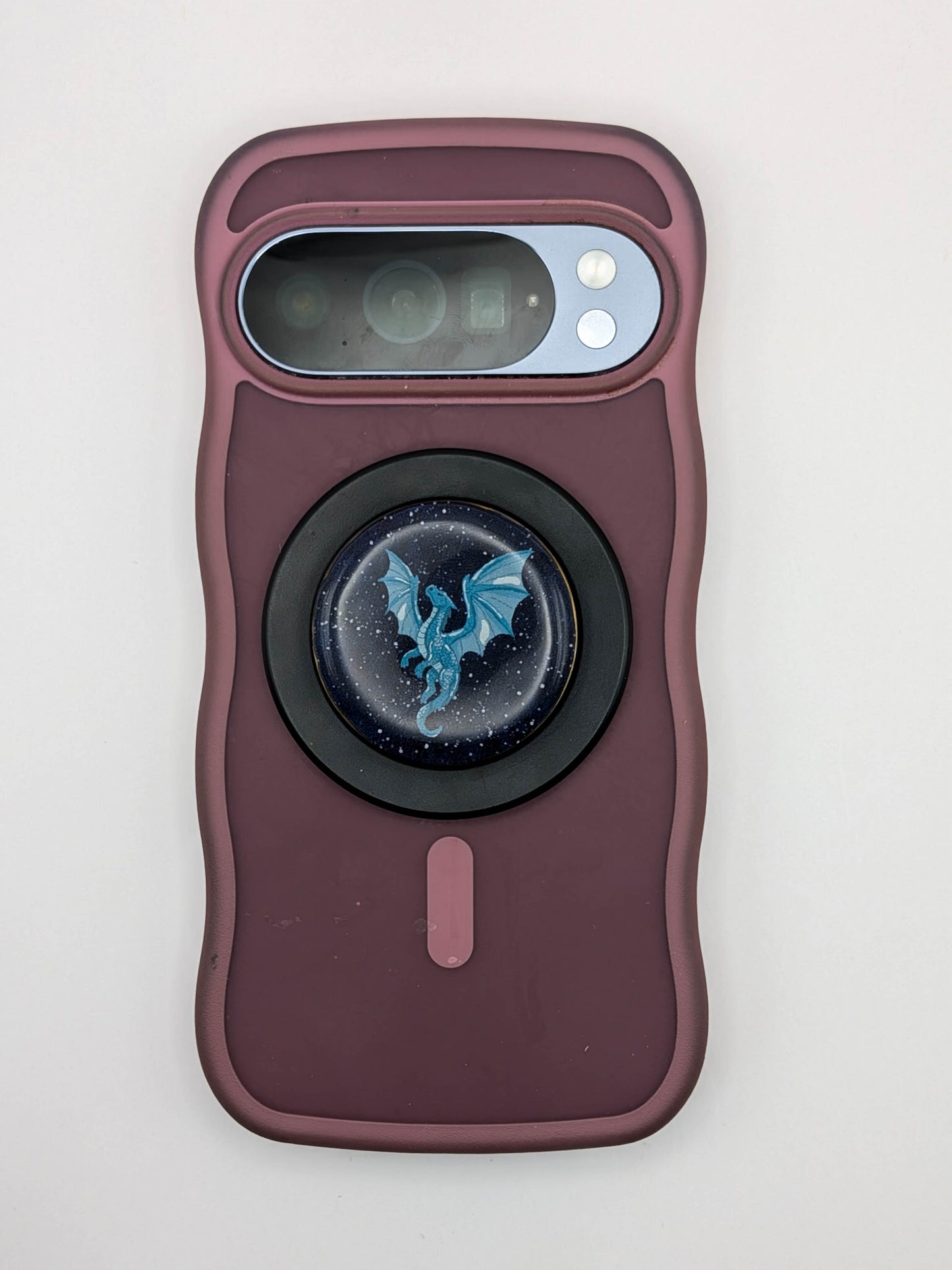 Galaxy Dragon Magsafe Phone Grip Accessory for DnD Gamers and Fantasy Readers