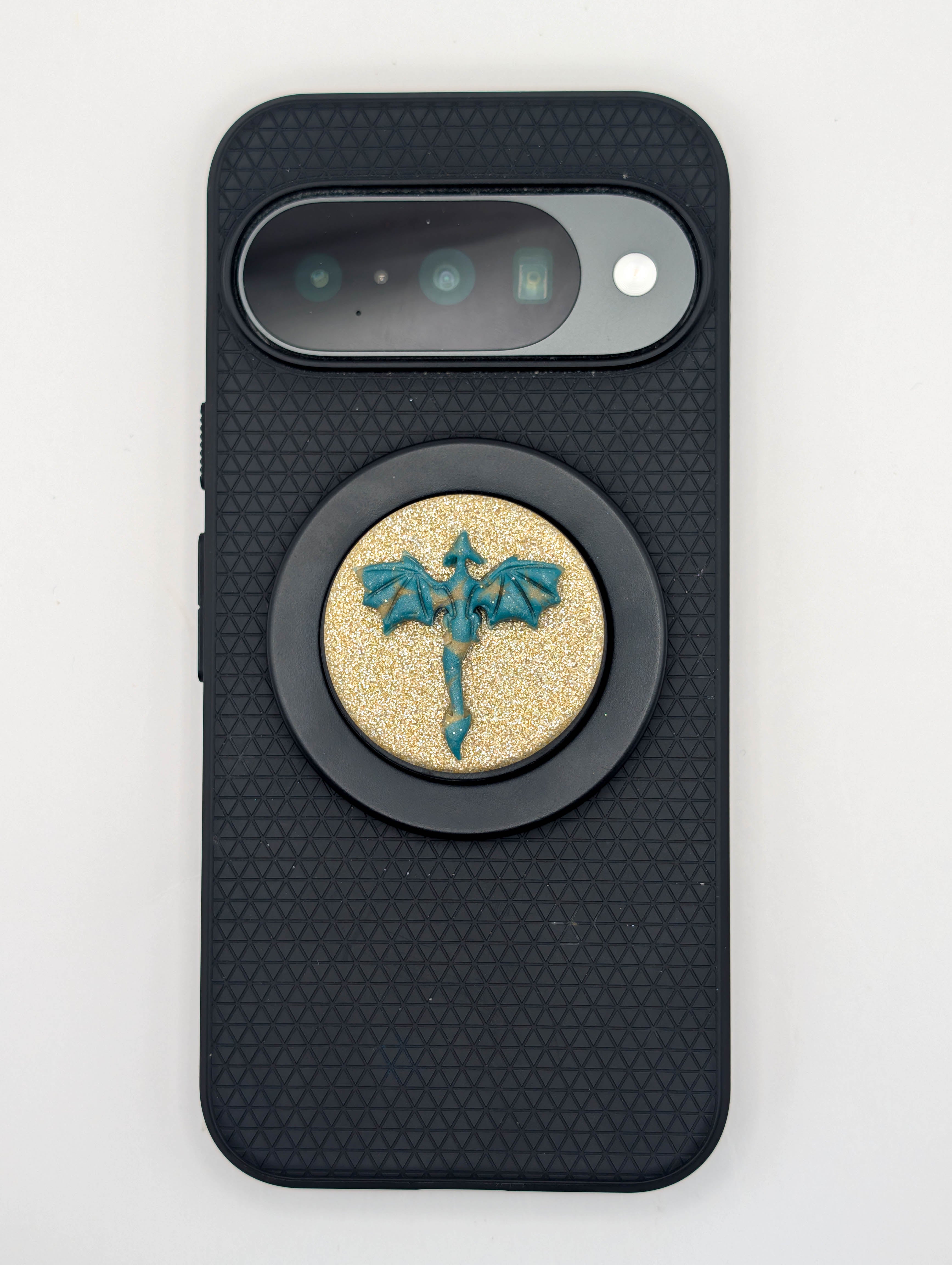 Fantasy Dragon Magsafe Phone Grip for DnD Gamer Accessory