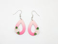 Pink Ombre Spring Earrings