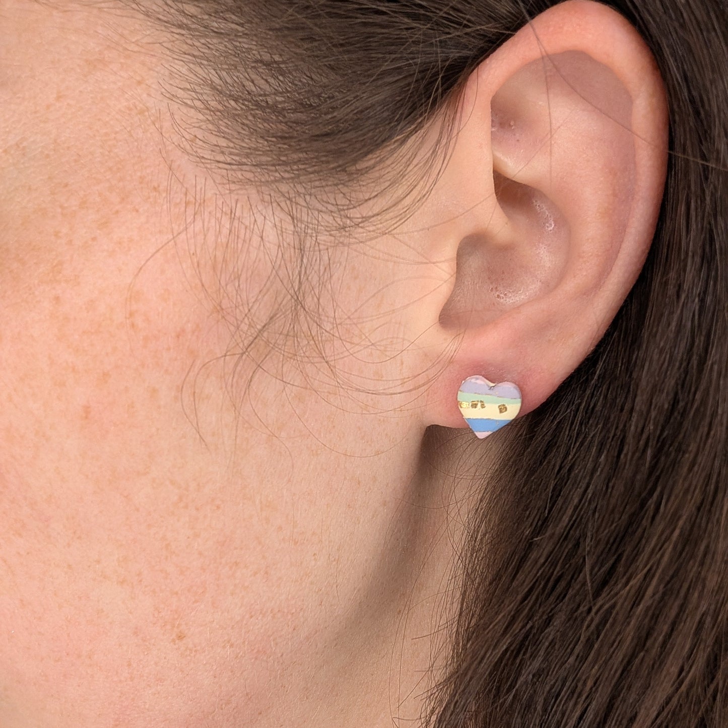 Miniamalist Teacher Stud Earrings, Small Hypoallergenic Back-to-School Earrings for Educators
