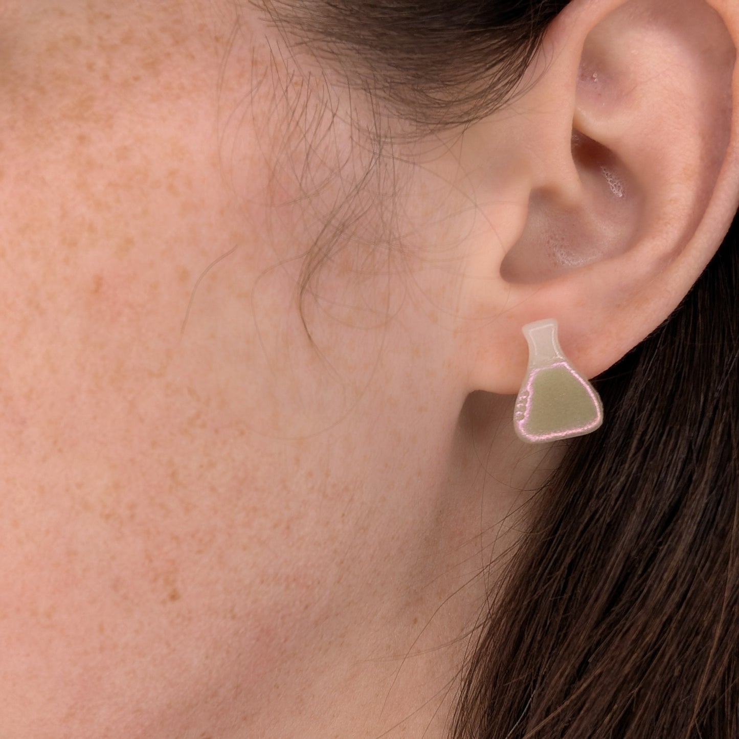 Back to School Stud Earrings,Handmade Hypoallergenic Earrings for Science, Art & Elementary Teachers