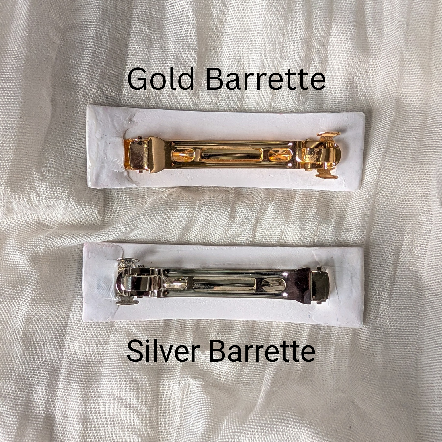 Romantic Coastal Shell French Barrette Hair Clip