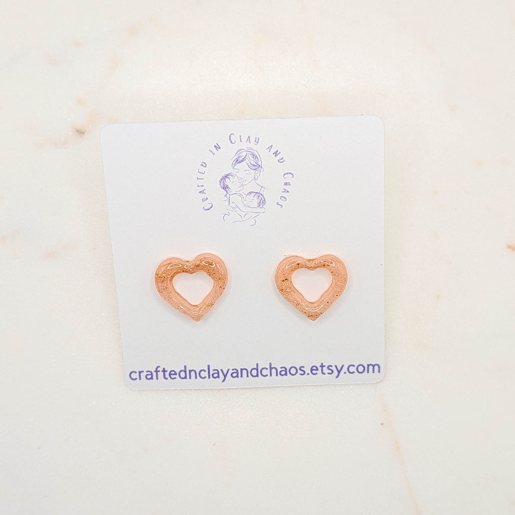 Rose Gold Stud Earrings