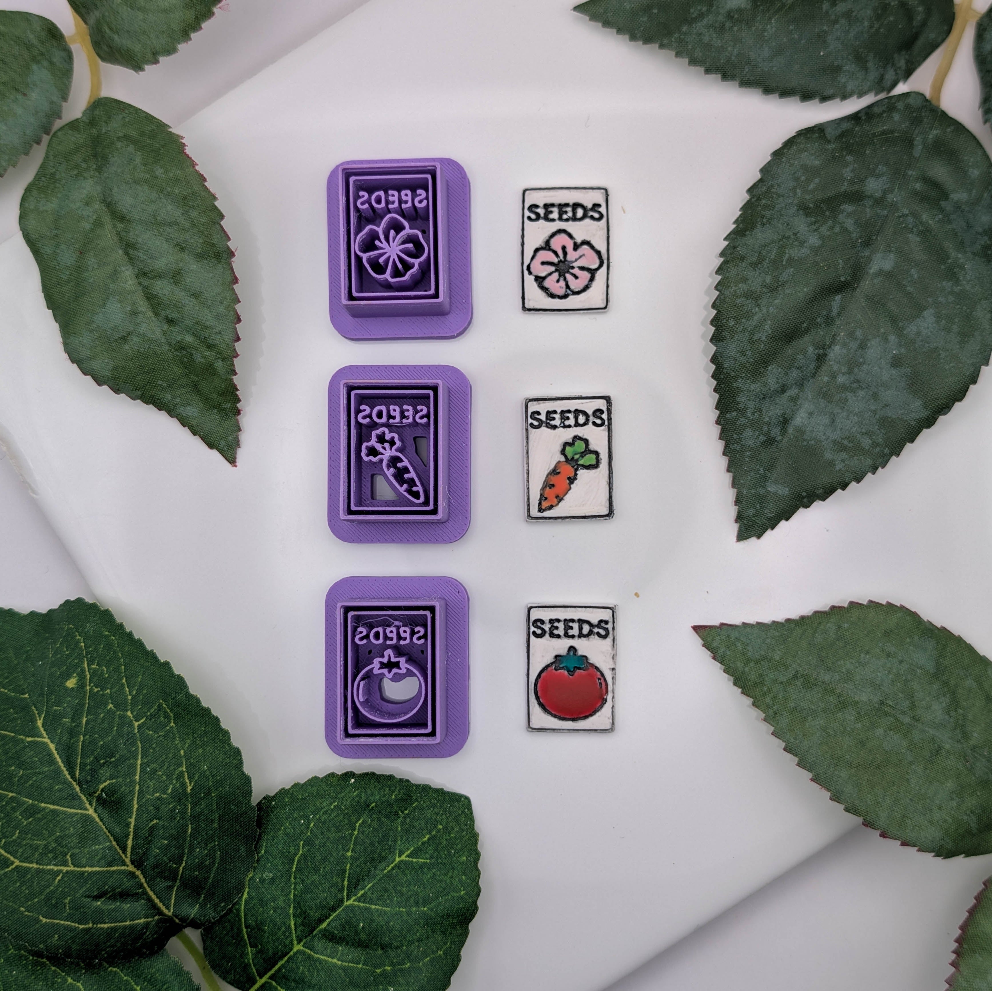 Mini Seed Packet Clay Cutters