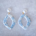 Romantic Coastal Shell Pattern Earrings