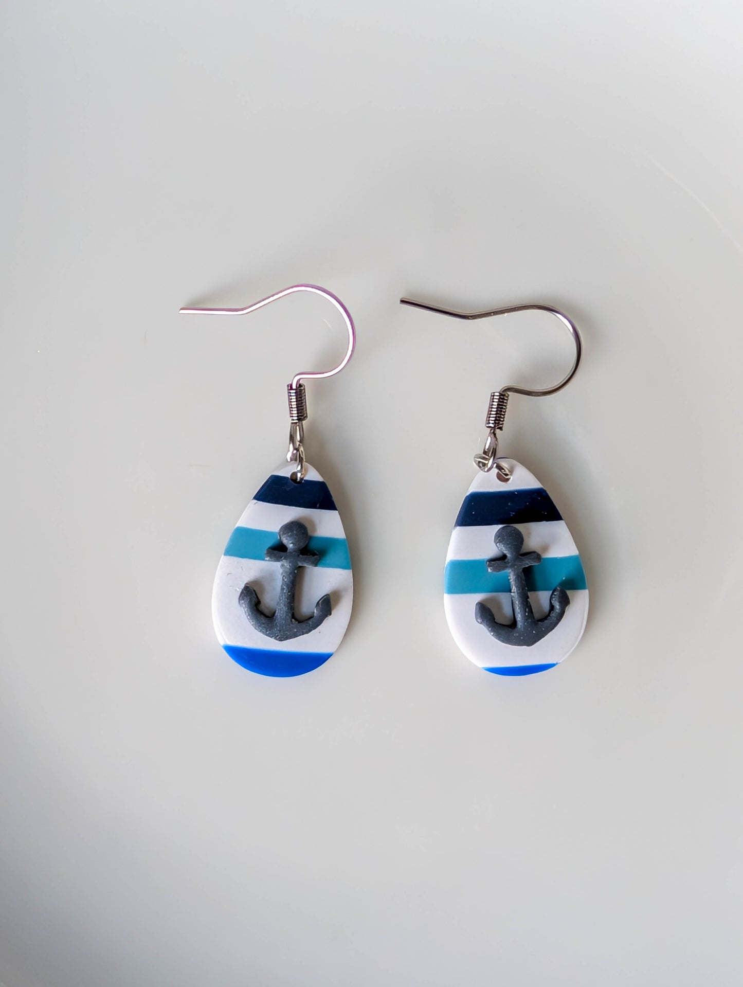 Minimal Nautical Anchor Earrings