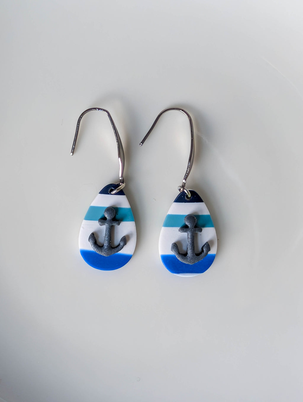 Minimal Nautical Anchor Earrings