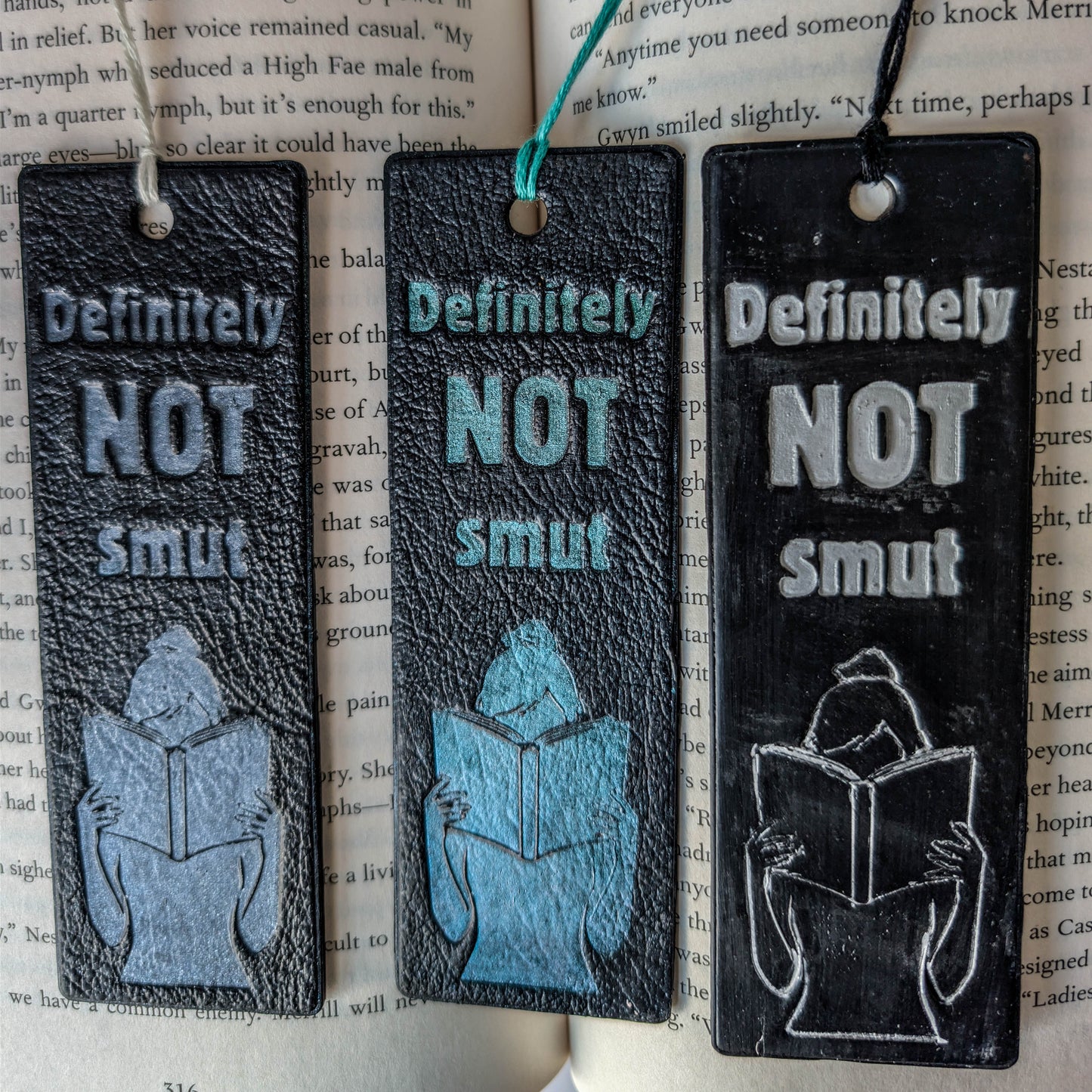 Definitely Not Smut Polymer Clay Bookmark