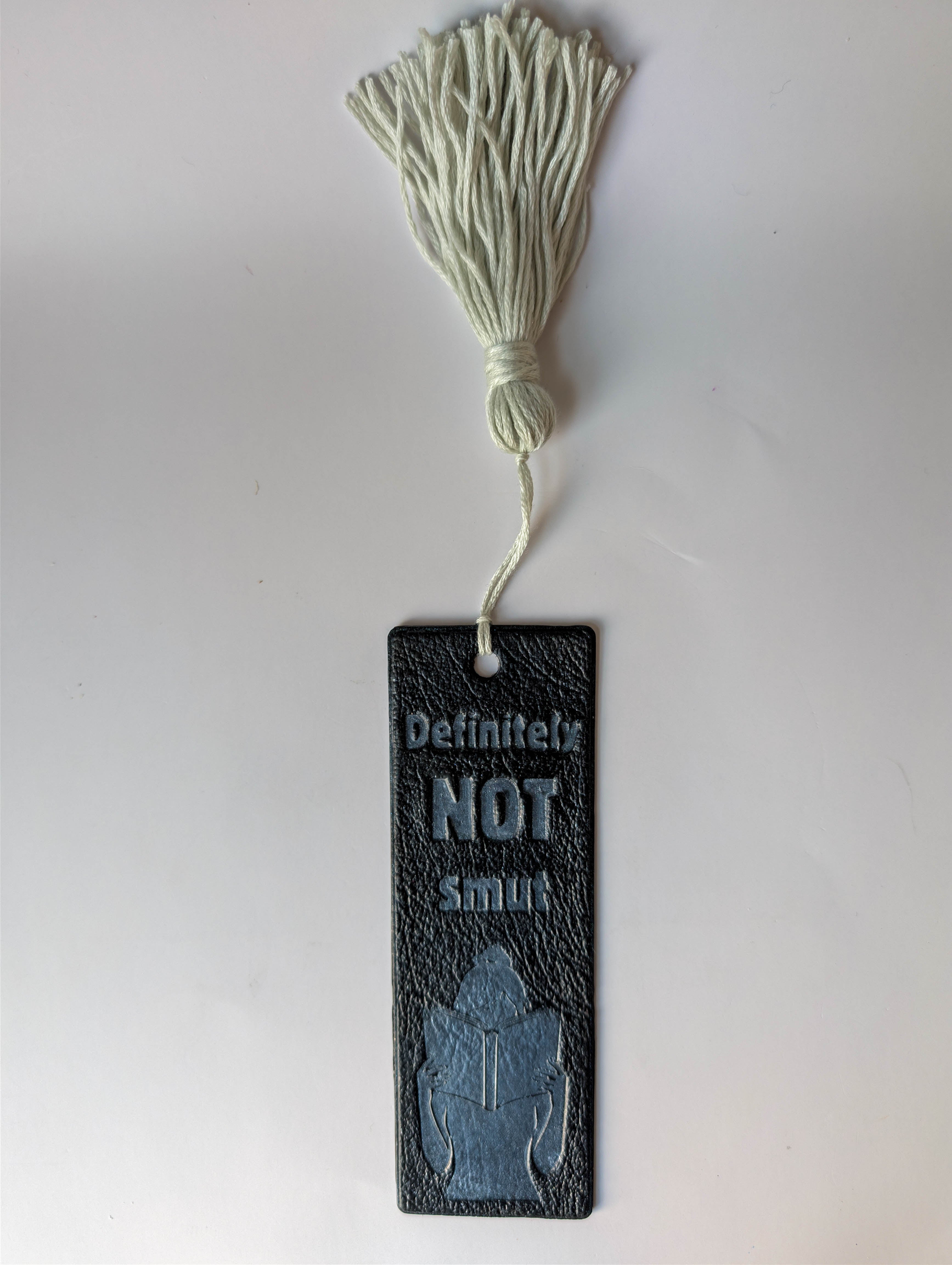 Definitely Not Smut Polymer Clay Bookmark