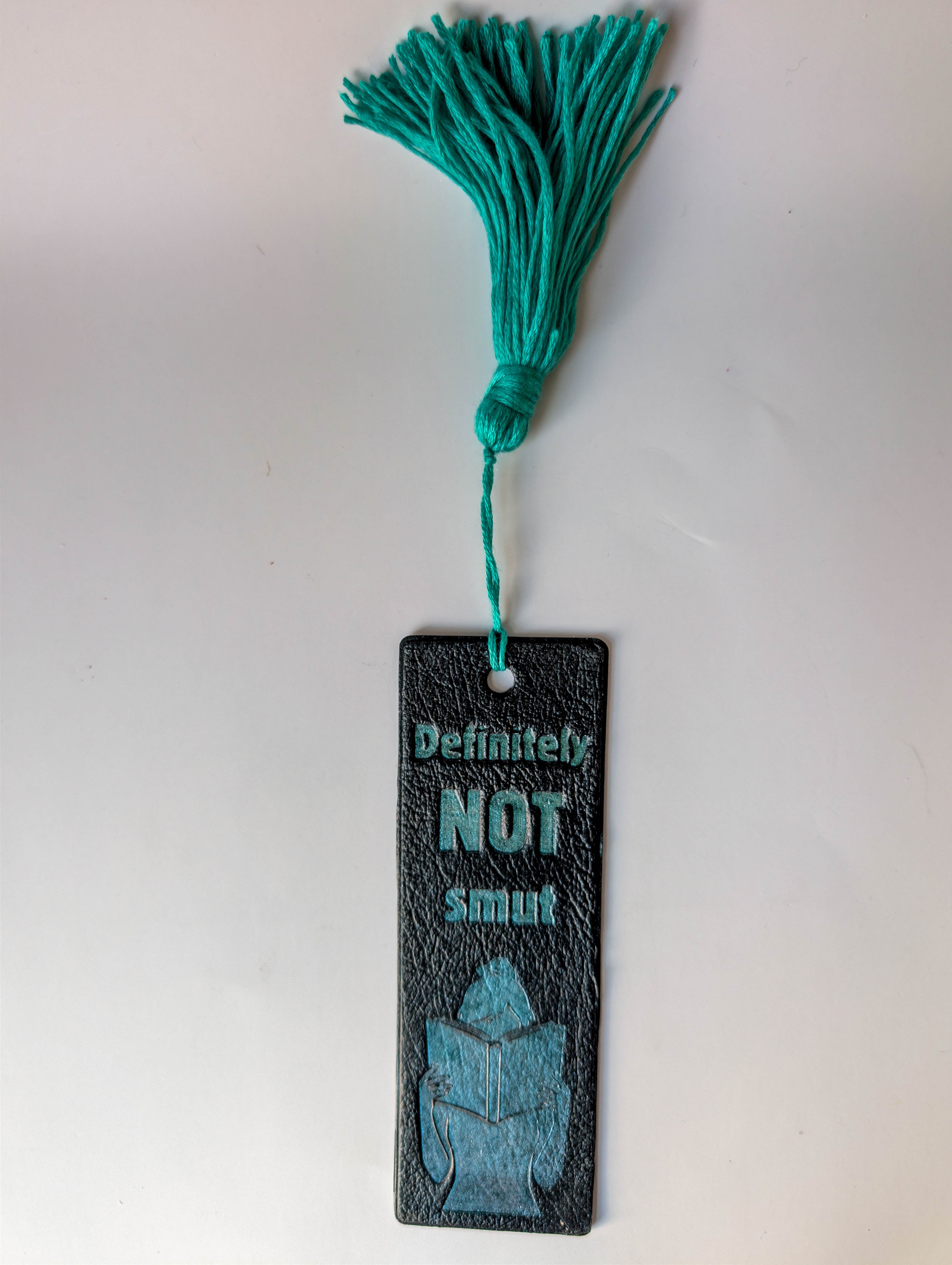 Definitely Not Smut Polymer Clay Bookmark